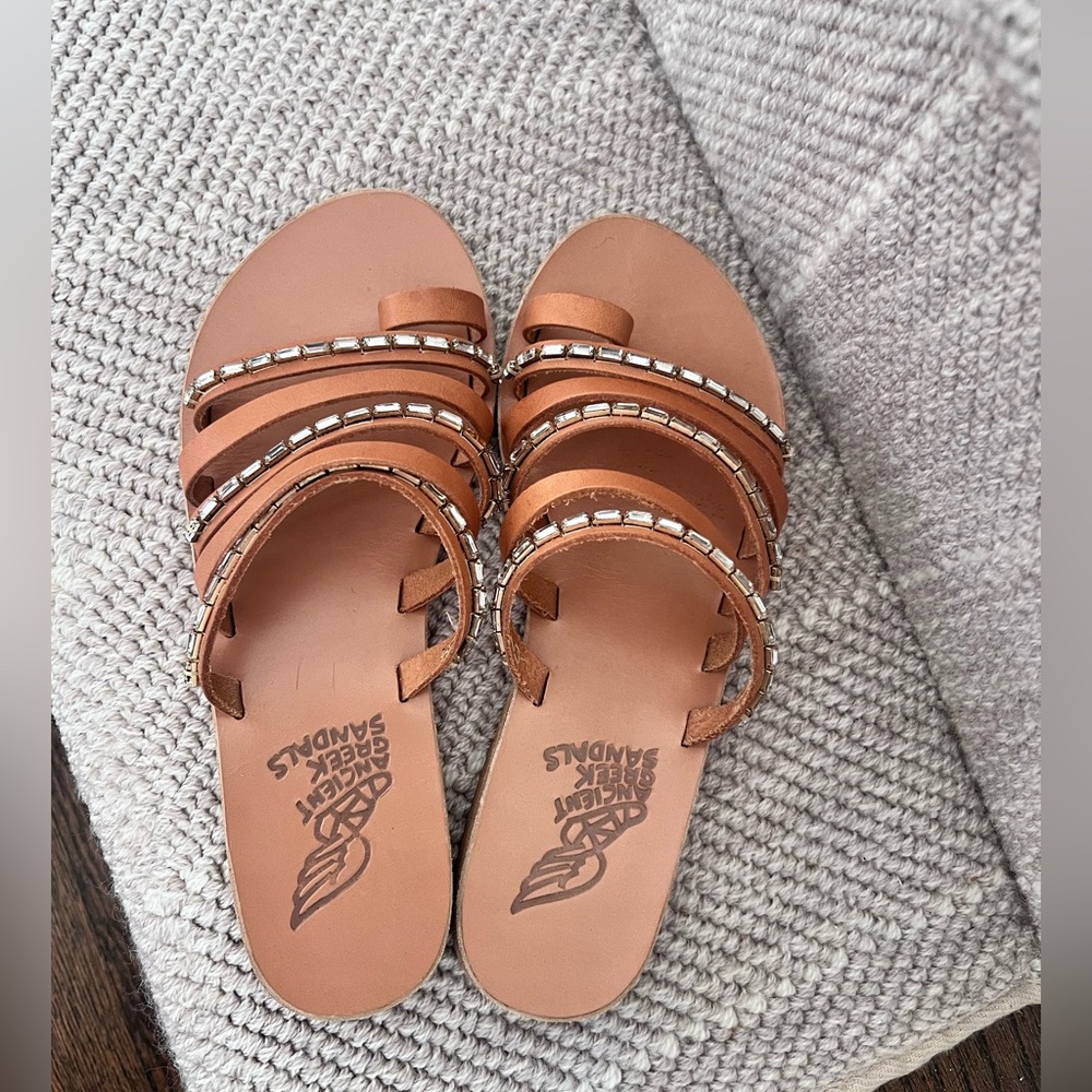 Ancient Greek Sandals Women's Tan Sandals